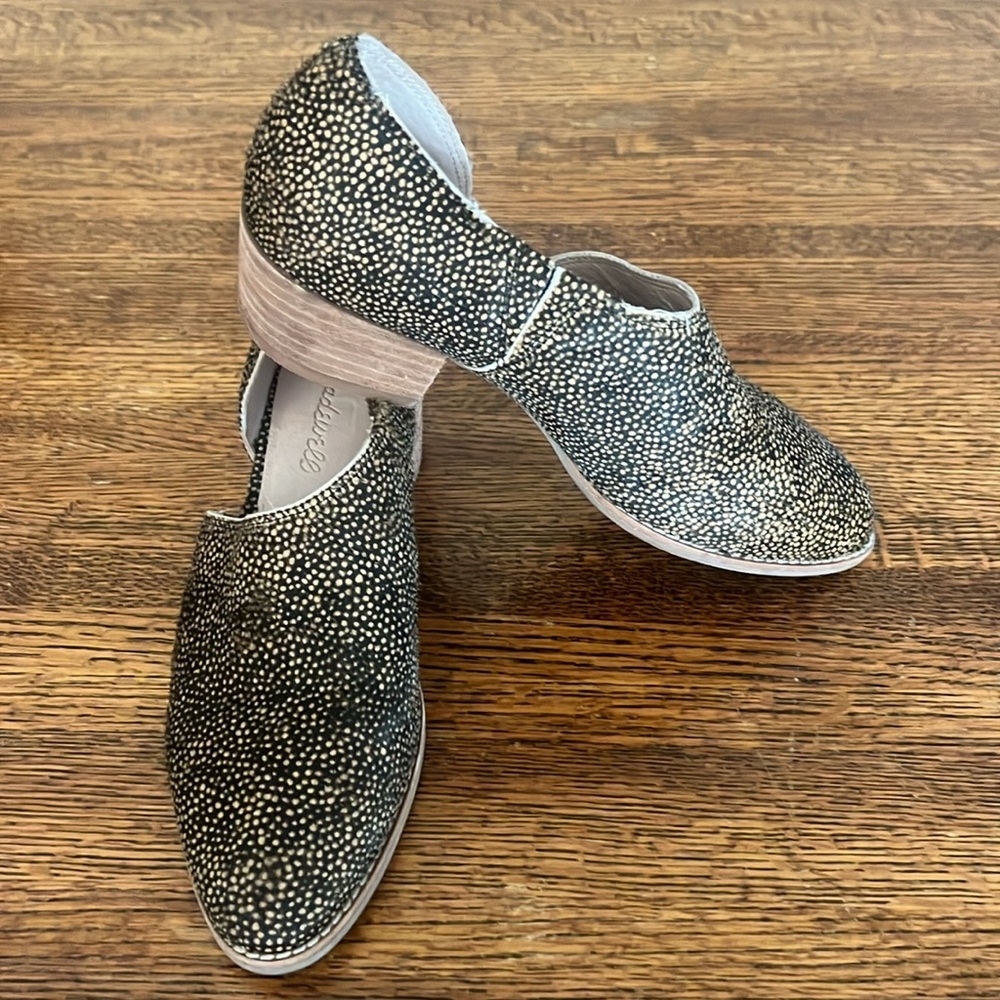 Madewell Lucie Shoe in Spotty Calf Hair Size 7